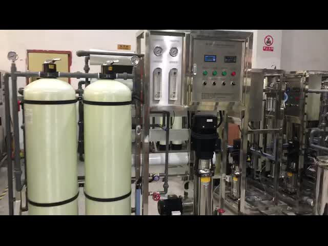 1000LPH Brackish Water RO System , Drinking Water Treatment Plant video