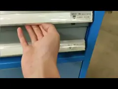 Комод инструмента организатора Toolbox хранения тележки инструмента 2 ящиков video