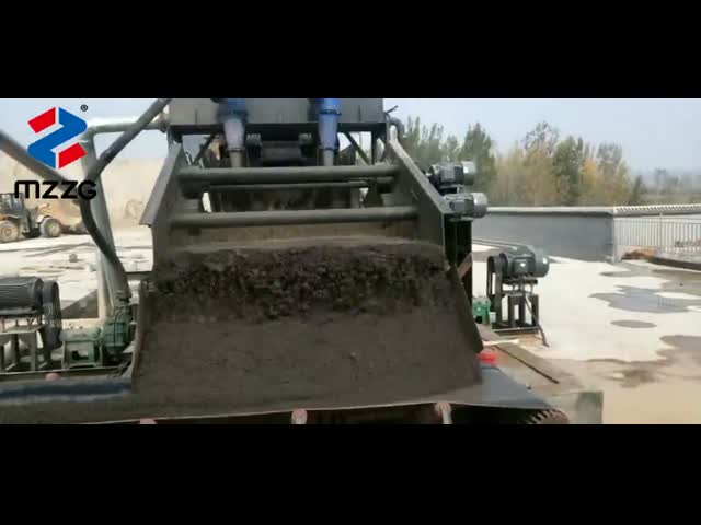 Single wheel sand washing machine with high washing degree of 30-50 tons per hour