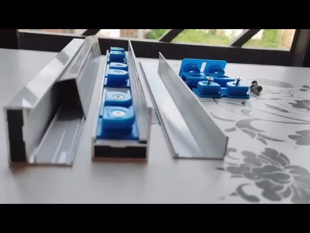 Невидимый след алюминиевого окна грилей, рельс следа анти- ржавчины алюминиевый видео