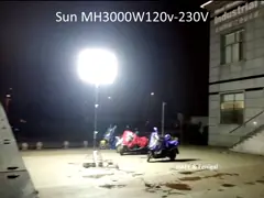 Дневным водитель приведенный резервным батарейным питанием 16000LM 400W аварийного освещения video