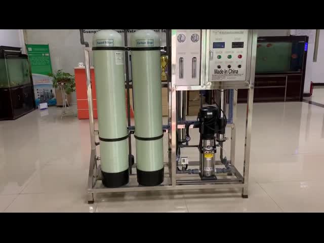 Машина 500LPH системы питьевой воды Ro очищения обратного осмоза промышленного предприятия с пультом управления экрана касания видео