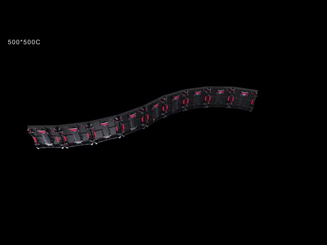 Полный приведенный цвет П3.91 подписывает на открытом воздухе, изогнутый видео-дисплей экрана стены СИД видео