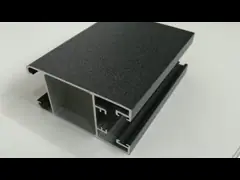 Aluminum Window Profiles/Black Sand Powder Coated Aluminium Profiles