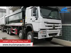 Колесо 12 50 тонн самосвала СИНОТРУК ХОВО 371ХП с коробкой груза формы у для Сьерра-Леоне video