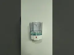 Установленный стеной автоматический распределитель дезинфицирующего средства пены касания распределителя мыла свободно жидкостный video