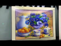 изображения 5D 30x40cm с пластиковой белой рамкой для украшения офиса video