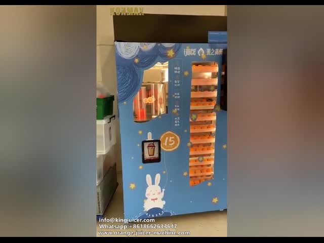 Автоматический автомат сока автомата фруктового сока автомата апельсинового сока KX-3000 видео