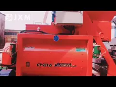 Принудили двойная машина конкретного смесителя конкретного смесителя вала портативная video