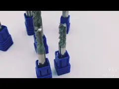 AITiN покрывая прямые торцевые фрезы карбида хвостовика 12mm твердые video