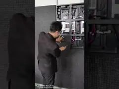 Реклама приведенная экрана п8 переднего обслуживания отверстия складная на открытом воздухе привела экран приведенный панели экрана дисплея video