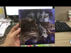 Поздравительные открытки с днем рождений линзовидные/покрашенная линзовидная карта 3D video