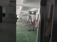Прогулка безопасностью до ворота 50/60Хз температуры термографии металлоискателя измеряя video