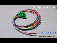 Белый кабель ФК/отрезок провода оптического волокна ПК 0.9мм для активного прекращения прибора video