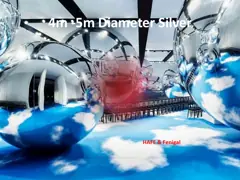 Событие воздушного шара зеркала украшения раздувное составляет 0.6М - 6М для стоек конструировать/выставки здания video