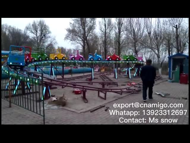 1.9M Rail Height 20 Seats Kids Roller Coaster For Amusment Park