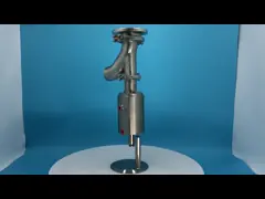 Тип локтя наддува клапана SS316L средств 45 дна бака воздуха/весны video