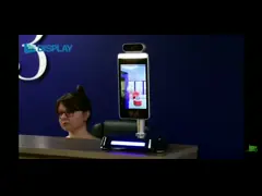 Решения управления доступом термометра распознавания лиц пола с локальными сетями НФК 4Г/ЛТЭ video