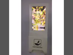 Signage цифров дезинфицирующего средства руки положения пола для торгового центра и гостиницы video