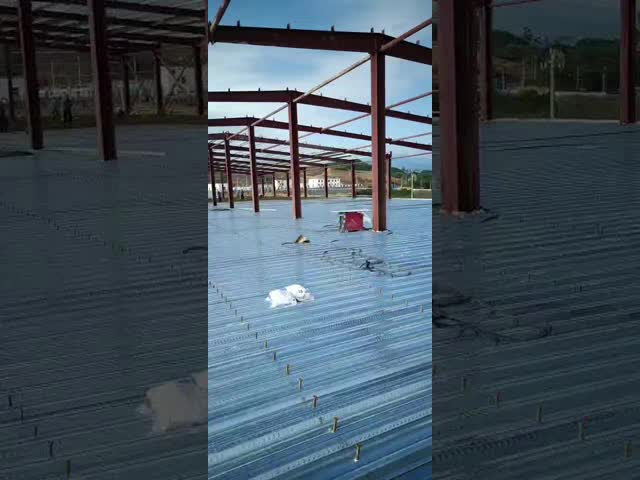 Подгонянное здание стальной структуры 0.476mm уравновешивая промышленное видео