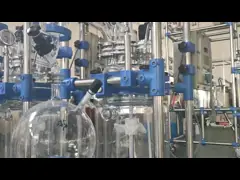 Точность реактора двойного слоя масштаба лаборатории стеклянная Семи автоматическая прочная высокая video