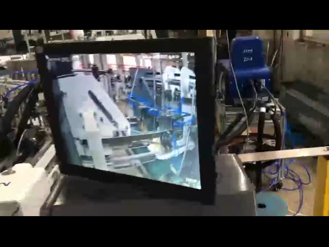 угловая автоматическая складывая клея машина 400m/min 6 для коробки пиццы видео