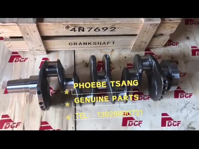  3304  Crankshaft Of An Engine 4N7692 Forged Excavator Type 4 Crankshaft