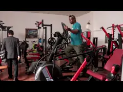 Safe Durable Elliptical Gym Machine  Impact Resistant Non Slip Foot Pedal Attractive Design