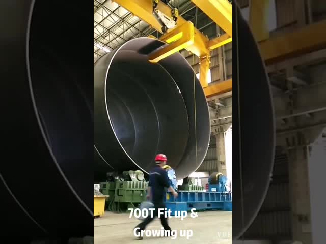 700T Fit Up And Growing Up Line Pipe Welding Rotator
