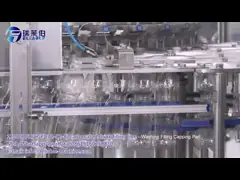 Электрический Carbonated контроль выпивает напитка бутылки заполняя машины оборудование тонкого заполняя video