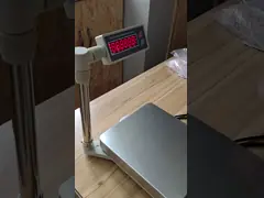 Масштаб приведенный платформы двойной Ip68 30kg водоустойчивый веся video