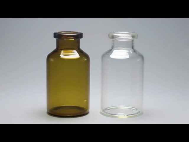 Пробирка стеклянной лампы прозрачной впрыски снадарта Международной организации стандартизации 20мл целебная видео