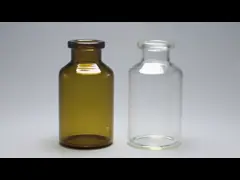 Пробирка стеклянной лампы прозрачной впрыски снадарта Международной организации стандартизации 20мл целебная video