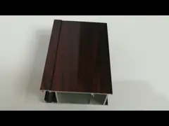 CNC Grey Powder Coating Aluminum Profiles For Glass Doors Windows Curtain Wall