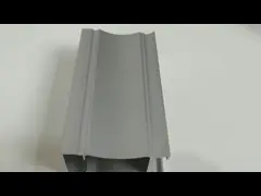 Machined Silver Anodized Aluminum Window/Doors Frame Profiles