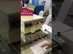 Полуавтоматная пластиковая машина вырезывания и слоения платы индекса листа video