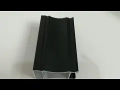 Factory Price 6063 Extruded Matt Black Powder Coating Aluminum Profiles for Glass Curtain Wall