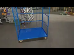 Fold Up Logistics Trolley Warehouse Trolley For Transporting In Shopping Mall video