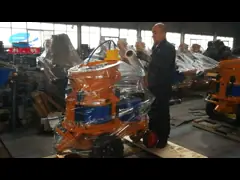 Облицовочный лист ротора стального собрания ротора частей машины Shotcrete облицовочного листа ротора верхний video