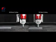 автомат для резки лазера волокна большого формата 6000В, оборудование вырезывания лазера Кнк video