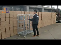 Хромопластированный материал для перевозки тележки с колесным логотипом video