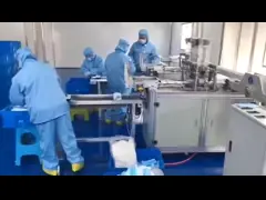 Подгонянный материал Нонвовен Пп лицевого щитка гермошлема Эарлооп голубого цвета устранимый video