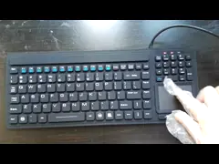 Нордическая русская промышленная освещенная контржурным светом механическая клавиатура, клавиатура купола мыши касания резиновая video