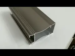Customized Matt Champagne Anodized Aluminum Profiles 6063 Extruded Window/Door/Curtain Wall Profile