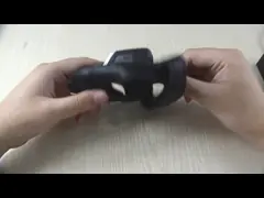 IP65 Mini Glove Wireless QR Code Scanner 30times/S For Logistic Warehouse Solution video