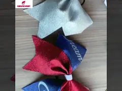 Shinny Sparkle Custom Cheerleading Bows For Christmas / Birthday Party