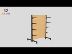 Фабрика оптовая торговля деревом розничная торговля продуктовым магазином Металлический дисплей Супермаркет Стеллажи для супермаркетов video