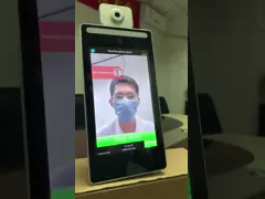 На открытом воздухе читатель управления доступом детектора температуры инфрерад реконьизатион 8 дюймов лицевой video