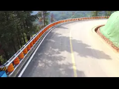 Polymer Composites Anti Collision Rotating Guardrail video