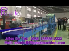 Semi автоматическая машина упаковки бутылки сокращения для малой бутылки пластмассы емкости video